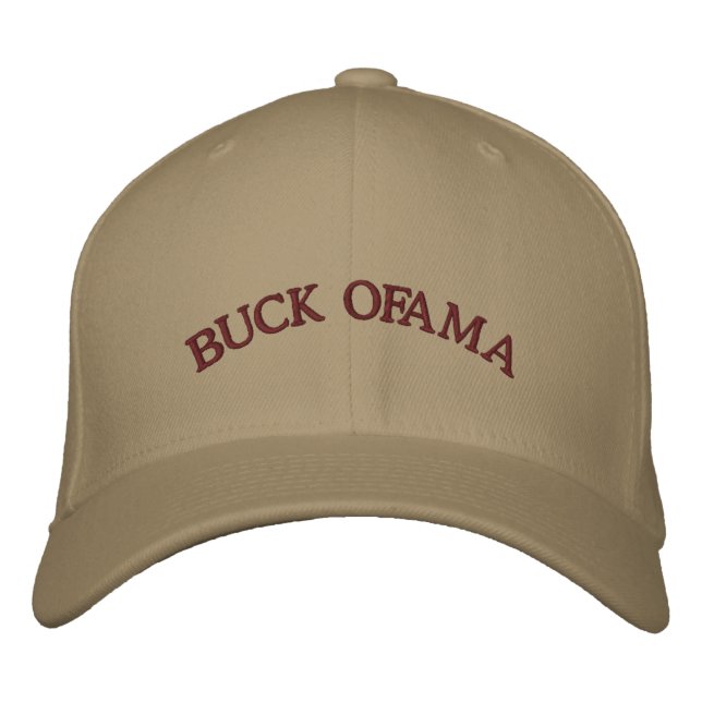 Buck Ofama Embroidered Hat (Front)