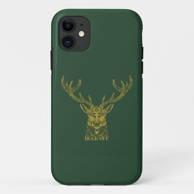 Buck Off Wild Deer Case-Mate iPhone Case (Back)