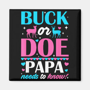 Buck Or Doe Papa Needs To Know Keeper Of Gender Re Magnet