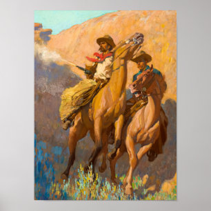 Buck Peters, Ranchman by Maynard Dixon Poster