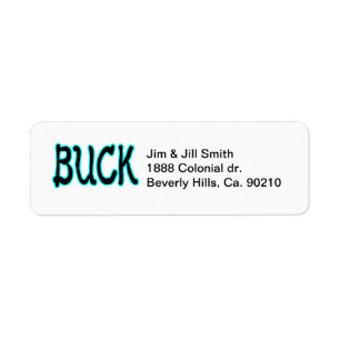 Buck Return Address Label