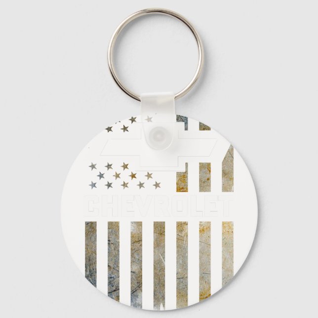 Buck Wear Chevy Camo Accent Flag 2 Key Ring (Front)
