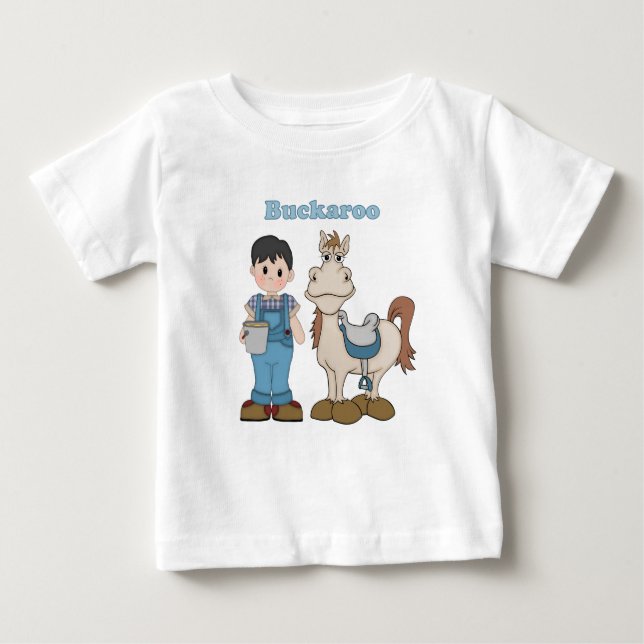 Buckaroo Cowboy Baby T-Shirt (Front)