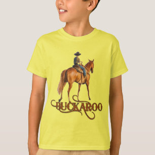 Buckaroo Little Cowboy Kid's Western Theme T-Shirt