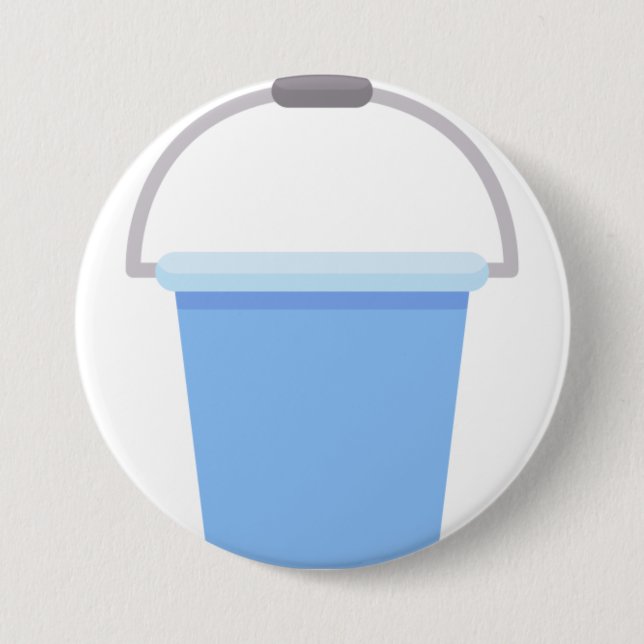 Bucket 7.5 Cm Round Badge (Front)