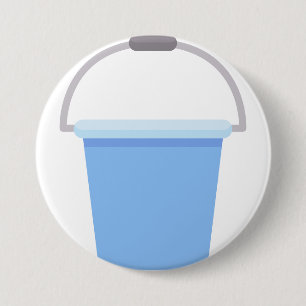 Bucket 7.5 Cm Round Badge