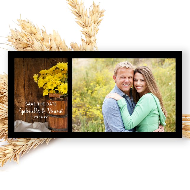 Bucket and Daisies Country Wedding Save the Date (Creator Uploaded)