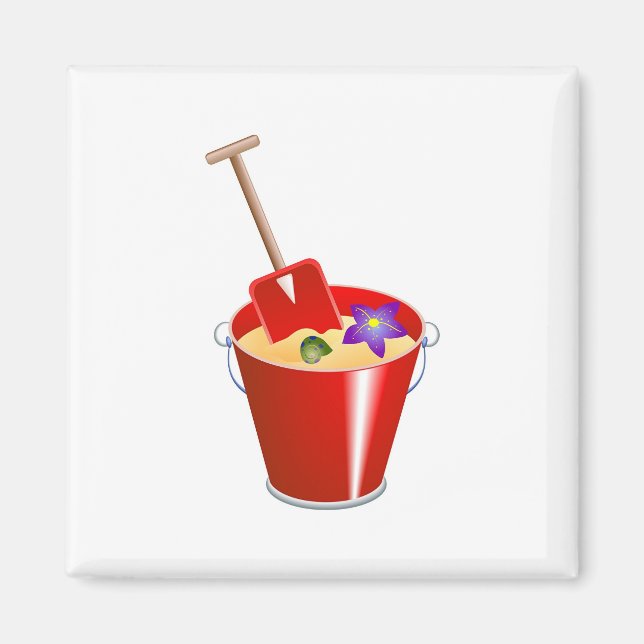 Bucket and Spade Magnet (Front)