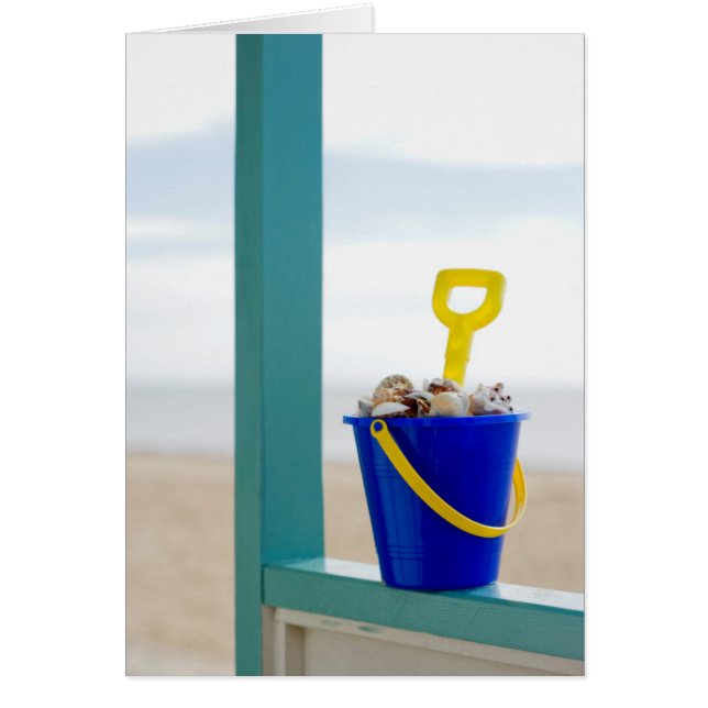 Bucket Filled With Seashells (Front)