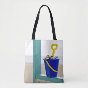 Bucket Filled With Seashells Tote Bag