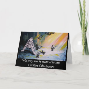 Bucket heads thoughtful inspiring quotes card