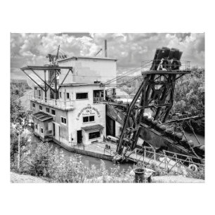 Bucket Line Gold Dredge No. 8 - Alaska Photo Print