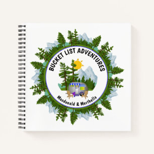 BUCKET LIST ADVENTURES Personalised Notebook