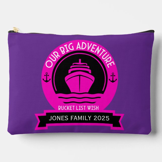 Bucket List Cruise Accessory Pouch (Front)