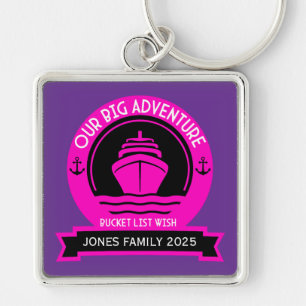 Bucket List Cruise Key Ring