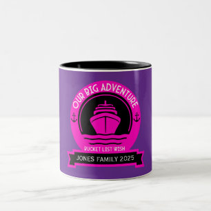 Bucket List Cruise Two-Tone Coffee Mug
