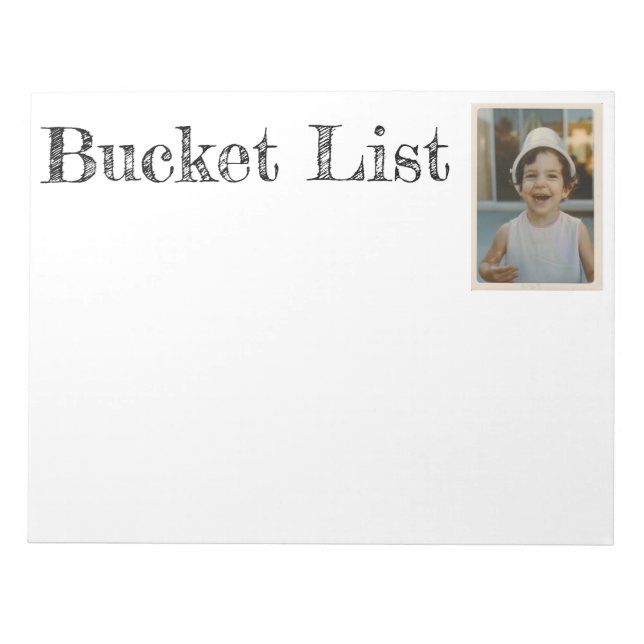 Bucket List Notepad (Front)