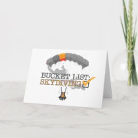 Bucket List: Skydiving (Customisable)