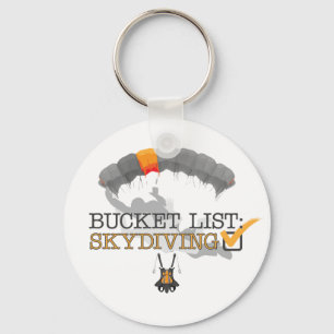 Bucket List: Skydiving Key Ring
