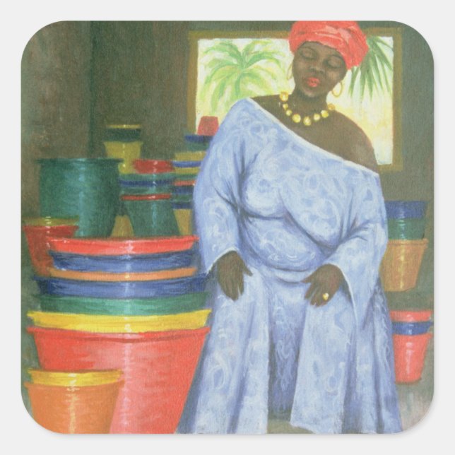 Bucket Shop 1999 Square Sticker (Front)