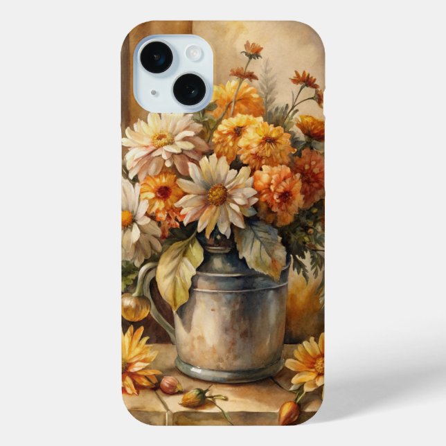 Bucket with Fall Floral   Case-Mate iPhone Case (Back)