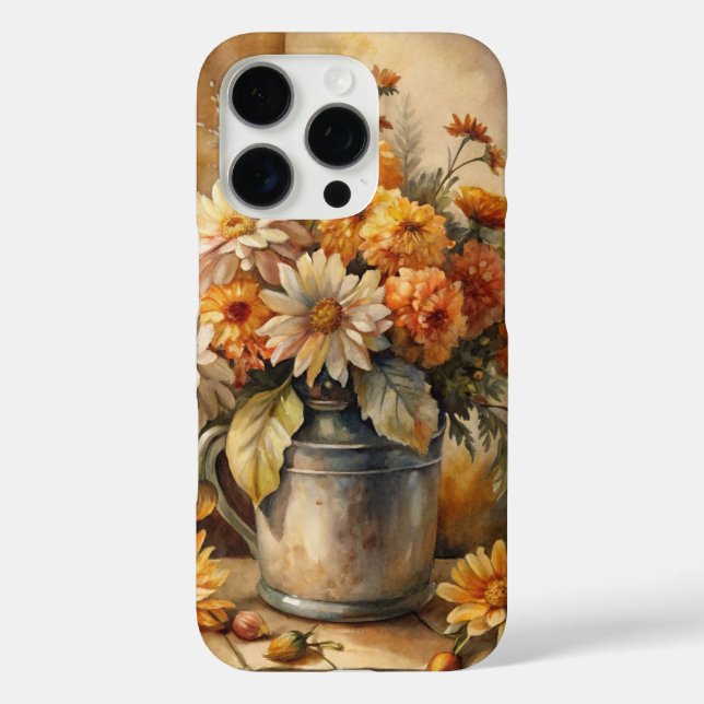 Bucket with Fall Floral   Case-Mate iPhone Case (Back)