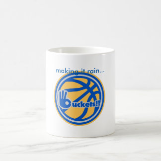 buckets gold basketball logo mug