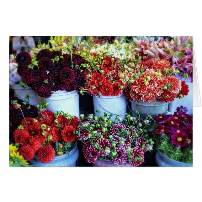 Buckets Of Flowers (Front Horizontal)