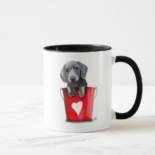 Buckets of Love Dachshund Puppy Mug