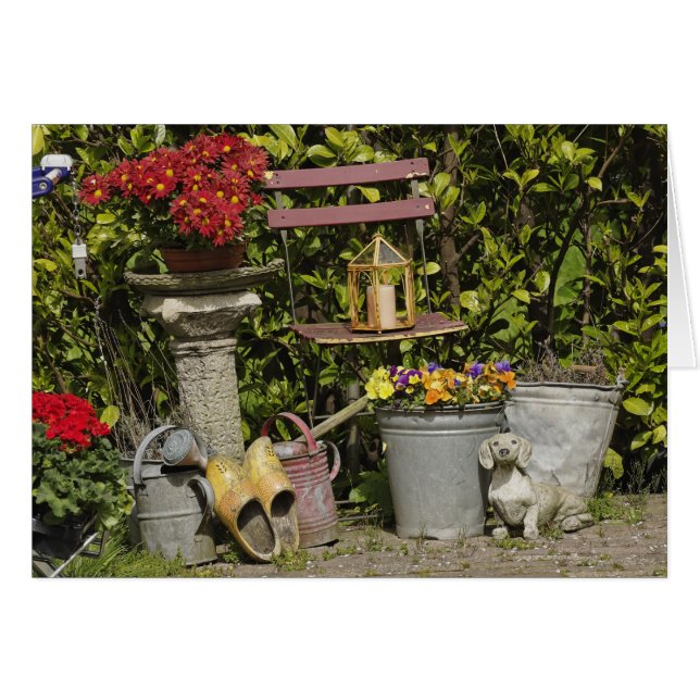 Buckets, shoes, and flowers, Zaanse Schans, (Front Horizontal)