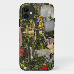 Buckets, shoes, and flowers, Zaanse Schans, iPhone 11 Case