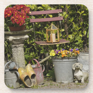 Buckets, shoes, and flowers, Zaanse Schans, Coaster