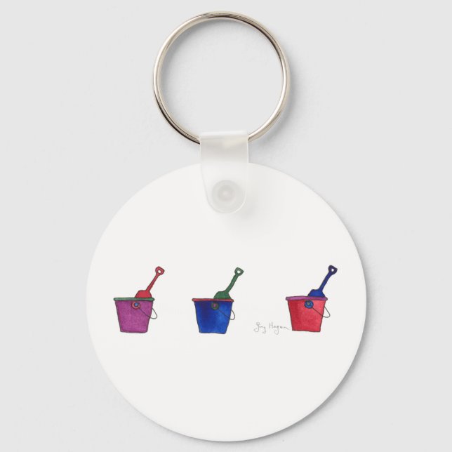Buckets & Shovels Keychain (Front)