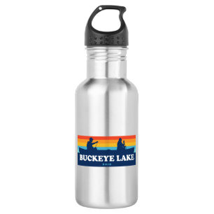 Buckeye Lake Ohio Canoe 532 Ml Water Bottle