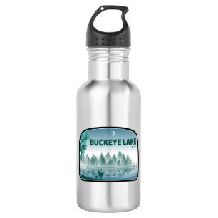 Buckeye Lake Ohio Deer 532 Ml Water Bottle