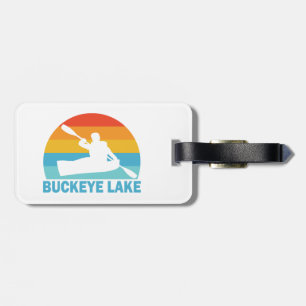 Buckeye Lake Ohio Kayak Luggage Tag