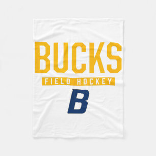 Buckhorn Bucks Logo Field Hockey Hs Fleece Blanket