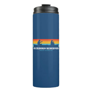 Buckhorn Reservoir North Carolina Canoe Thermal Tumbler