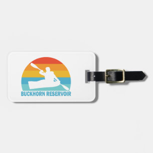 Buckhorn Reservoir North Carolina Kayak Luggage Tag