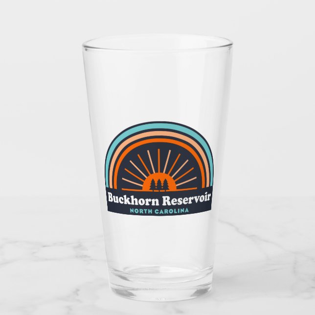 Buckhorn Reservoir North Carolina Rainbow Glass (Front)