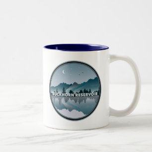 Buckhorn Reservoir North Carolina Reflection Two-Tone Coffee Mug