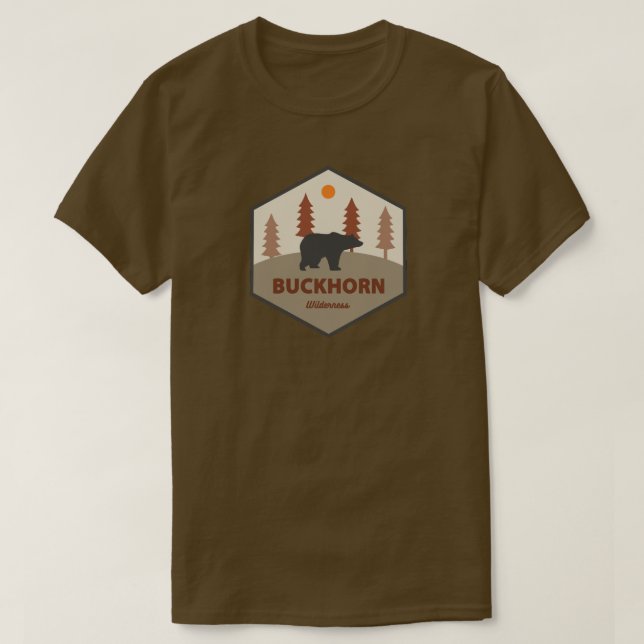 Buckhorn Wilderness Washington Bear T-Shirt (Design Front)
