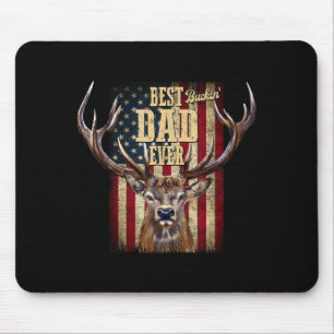 Buckin Dad Ever Hunting Mouse Pad