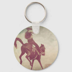 Bucking Bronco Key Ring