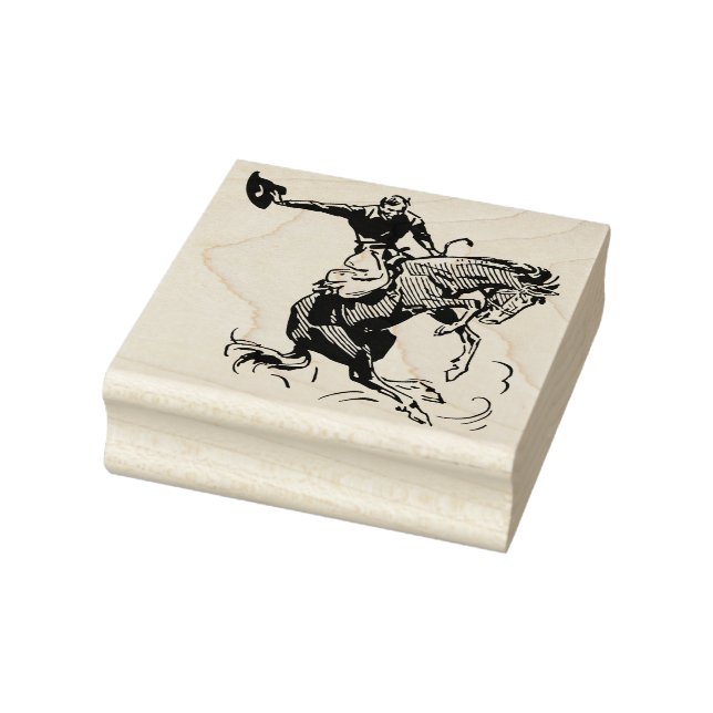 Bucking Bronco Rubber Stamp (Stamp)
