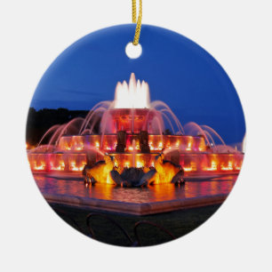 Buckingham Fountain 02.JPG Ceramic Tree Decoration