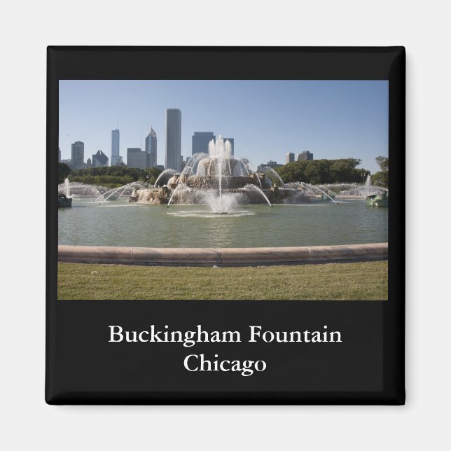 Buckingham Fountain, Chicago Magnet (Front)