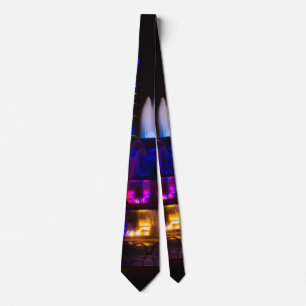 Buckingham Fountain Chicago Neck Tie