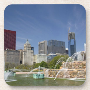 Buckingham Fountain located in Grant Park, 2 Coaster