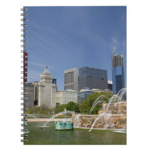 Buckingham Fountain located in Grant Park, 2 Notebook